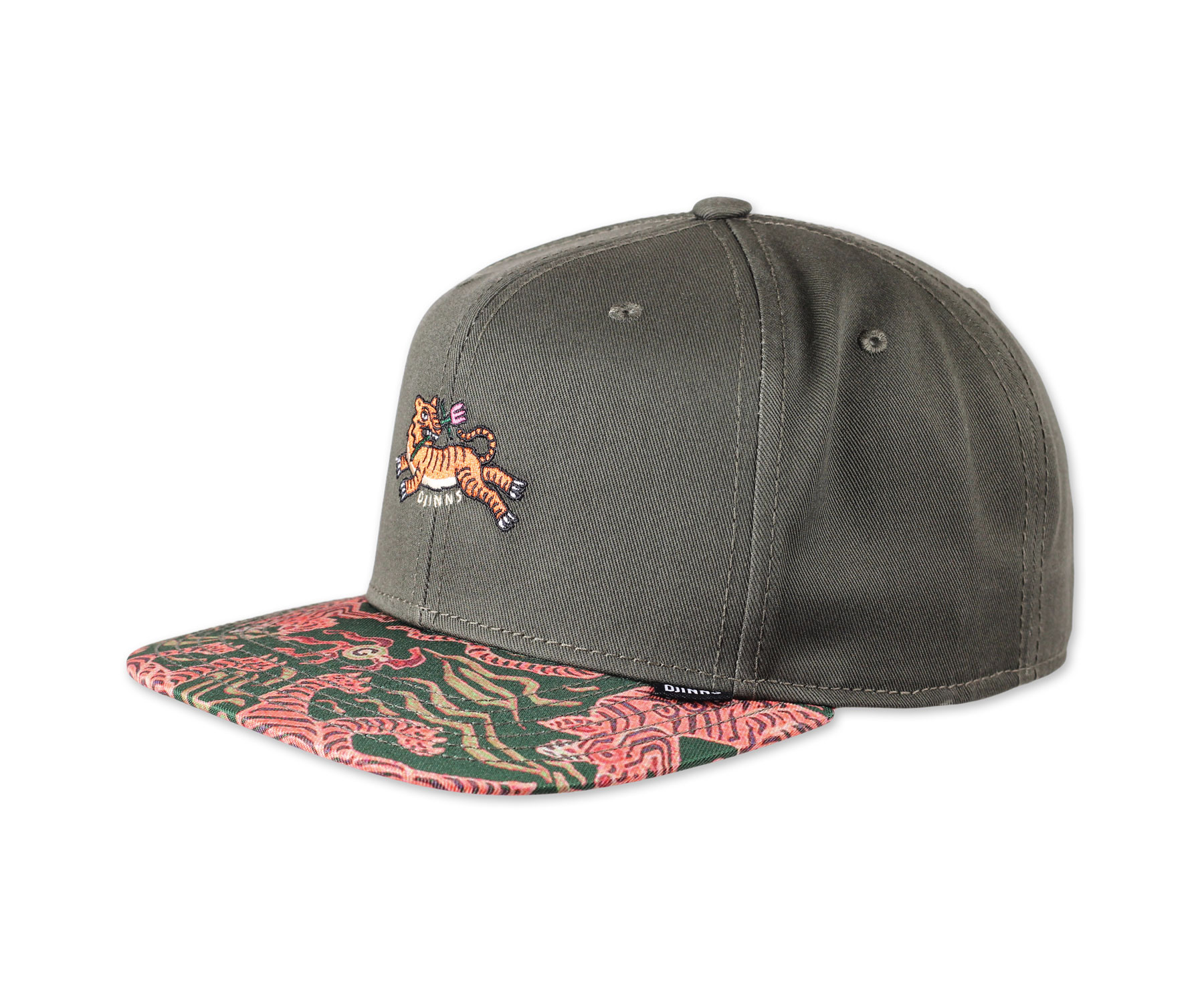 6 Panel Snapback Cap Asian Tiger 2.0