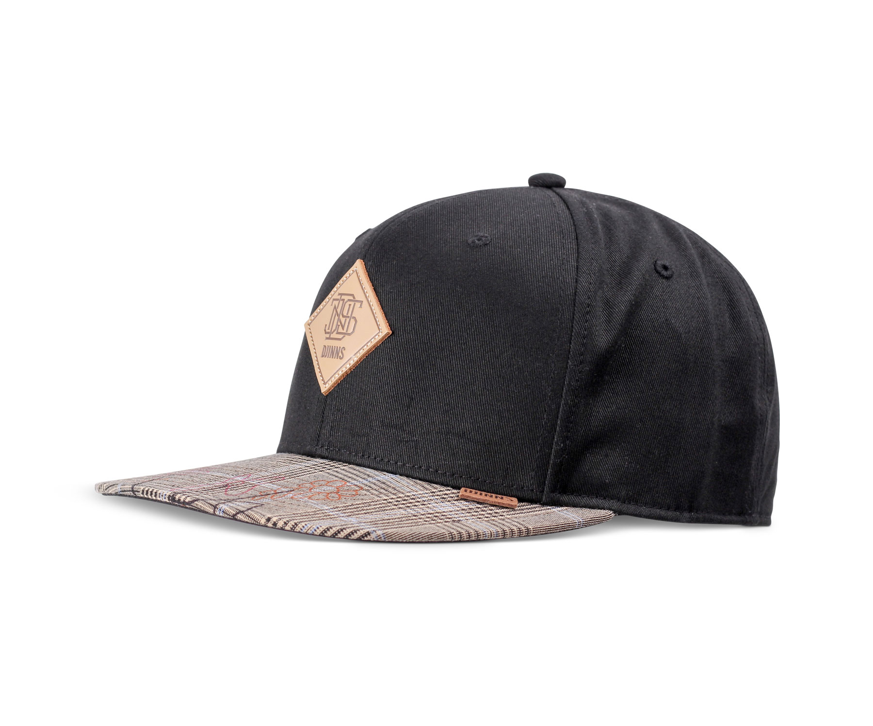 6 Panel Snapback Cap Crinklecheck Rev.