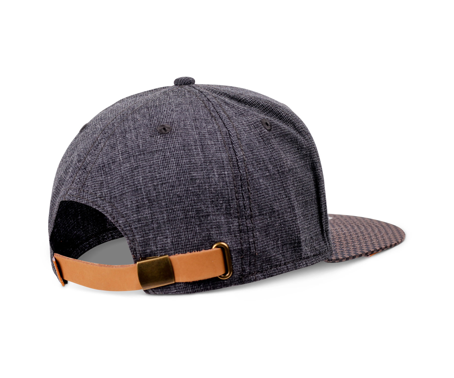 6 Panel Snapback Cap Glencheck