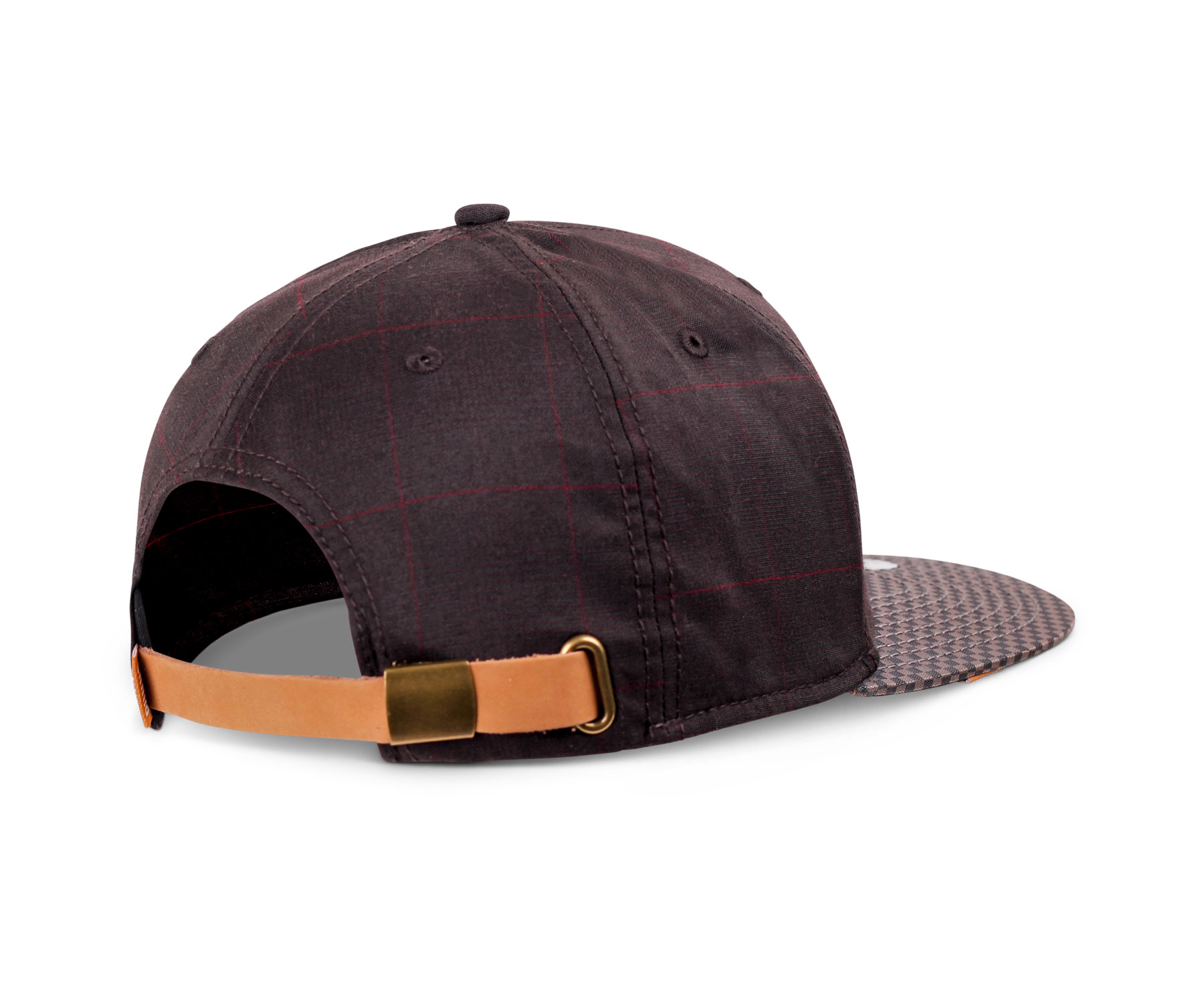 6 Panel Snapback Cap Glencheck
