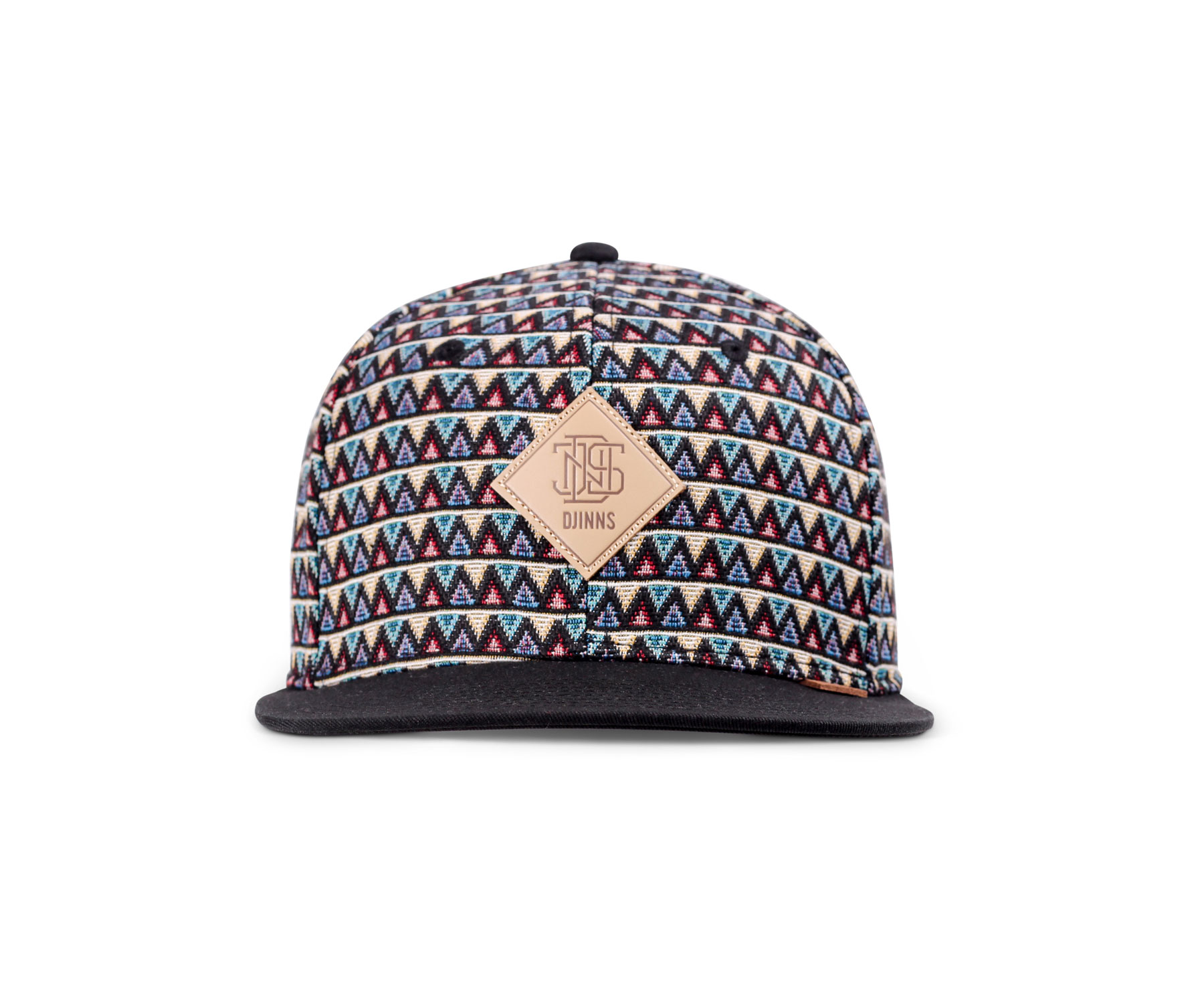 6 Panel Snapback Cap Colour Triangle