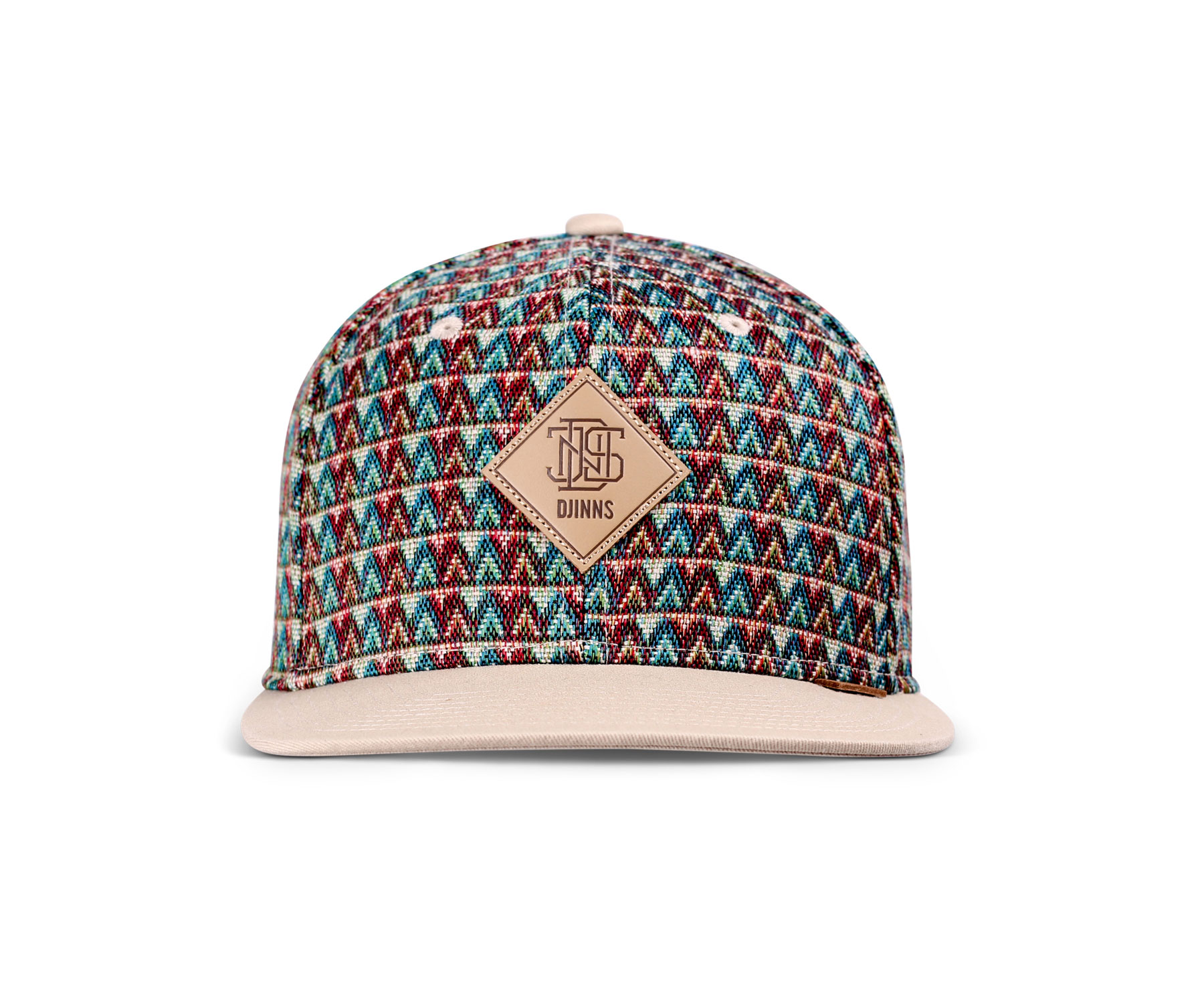 6 Panel Snapback Cap Colour Triangle