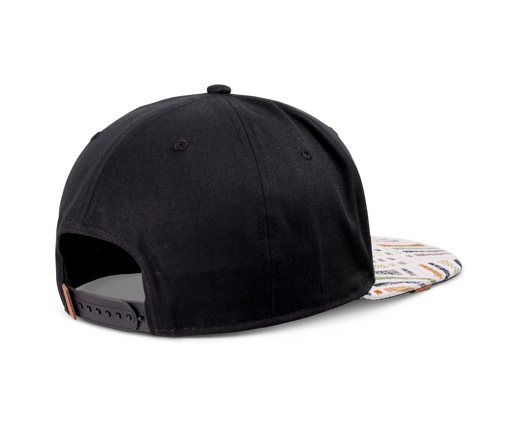 6 Panel Snapback Cap Braid Rev.